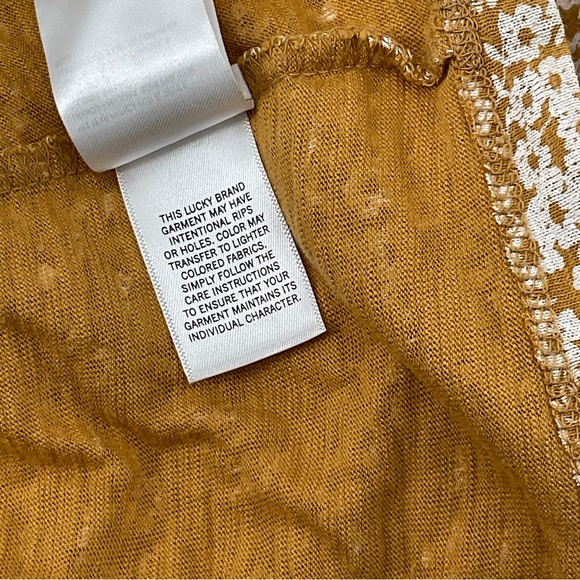 Lucky Brand Scallop Notch MIDI Dress Size Medium I 12 - Picture 11 of 11